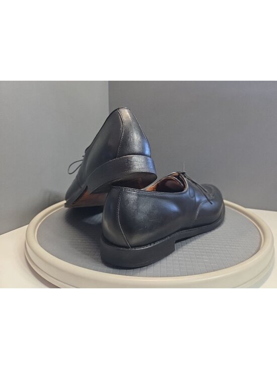 Allen Edmonds Walton Dress Shoes Mens 15 2A Black Leather Split Toe Derby USA main image 8